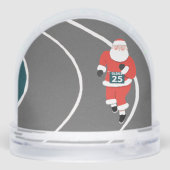 Running Track and Field Holiday Gift Sneeuwbol (Achterkant)