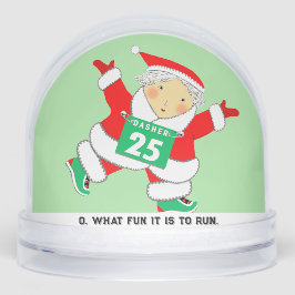 Running Track and Field Holiday Gift Sneeuwbol