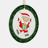 Running Track en Field Gift Keramisch Ornament (Rechts)