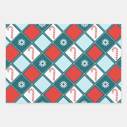 Running Track Vakantie Gift Inpakpapier Vel (Voorkant 2)