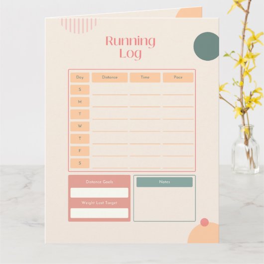  running tracker + voortgang kaart (Gele Bloem)