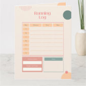  running tracker + voortgang kaart (Voorkant)