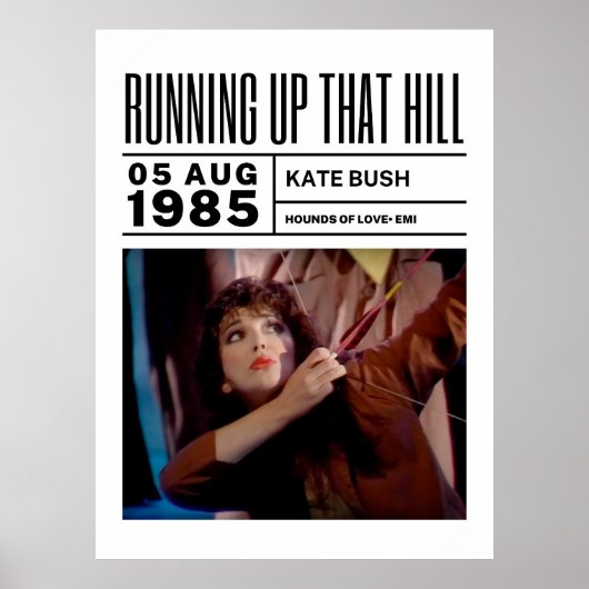 Running Up That Hill Poster (Voorkant)