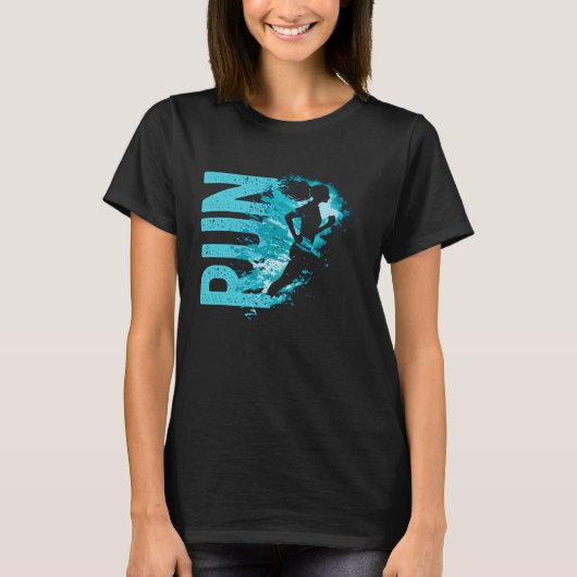 Running Walking  Runner Girls Women  1 T-shirt (Voorkant)