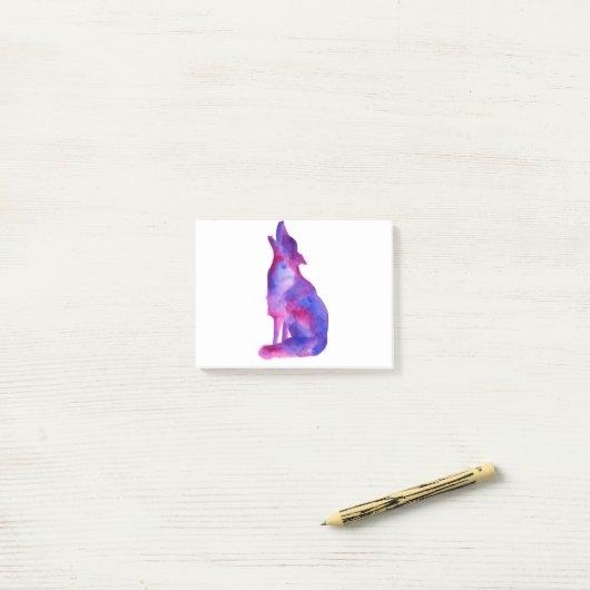 Running with the wolves post-it® notes (Op bureau)