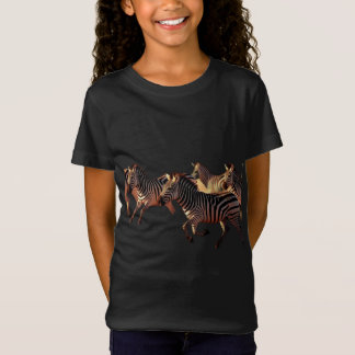 Running Zebras Cartoon – Wild Savanna T-shirt