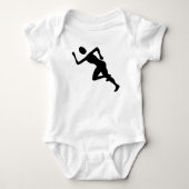 Running - Zwart Romper (Voorkant)
