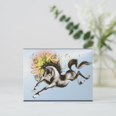 Runnung Horse-Briefkaart Briefkaart (Staand voorkant)
