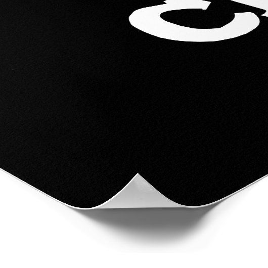 Runny Cheese Funny Food Pun Dark BG Poster (Hoek)