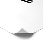 Runny Egg Funny Running Egg Pun Poster (Hoek)