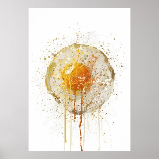 Runny Egg Poster (Voorkant)