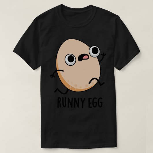 Runny Egg Schattige Eten Pun 1 T-shirt (Design voorkant)