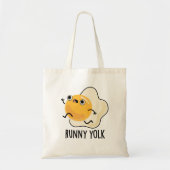 Runny Yolk Funny Food Egg Pun Tote Bag (Voorkant)