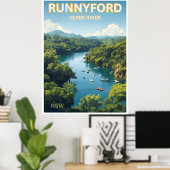Runnyford, Clyde River, NSW Poster (Thuiskantoor)