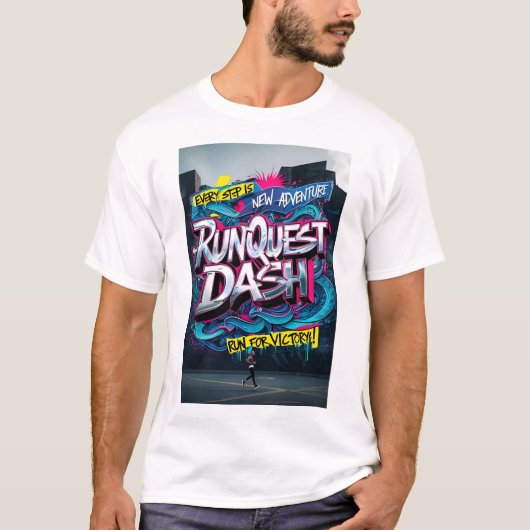 RunQuest Dash Urban Spirit T-shirt (Voorkant)