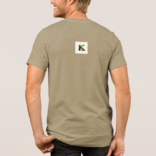 Runs on Plants Tri-Blend Shirt (Achterkant)