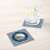 Runswick Bay North Yorkshire, Waterverf Engeland Kartonnen Onderzetters (Insitu)