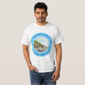 Runswick Bay North Yorkshire, Waterverf Engeland T-shirt (Voorkant volledig)