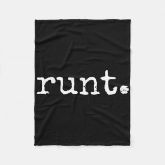 Runt Scrawny Funny Bachelor Party Verbeurd Fleece Deken