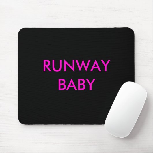 RUNWAY BABY Mousepad Muismat (Met muis)