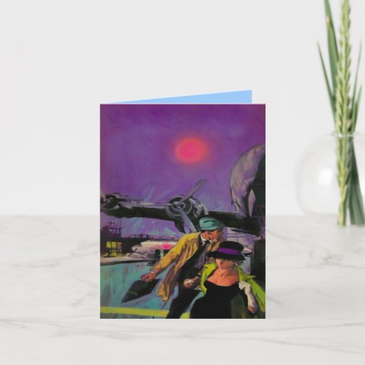 Runway ~ Kaart / Uitnodigingen (Voorkant)