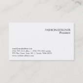 Runway Model Variatie 2 Visitekaartje (Achterkant)