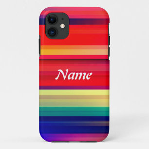 Runway Rainbow personaliseert naam of Initialen Case-Mate iPhone Case