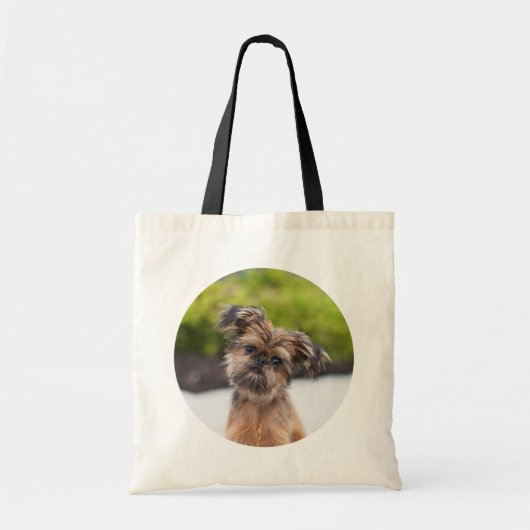 Rup Up and Go Brussels Griffon Canvas tas (Voorkant)