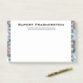 Rupert Cool Unieke Professionele Monogram Post-it® Notes (Op bureau)