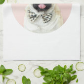 Rupert the Pug Tea Towel Theedoek (Gevouwen)
