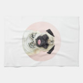 Rupert the Pug Tea Towel Theedoek (Horizontaal)