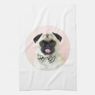 Rupert the Pug Tea Towel Theedoek