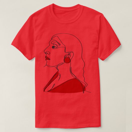 Rupi Kaur OneLine Art T-shirt (Design voorkant)