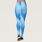Ruppelpatroon zee doorsnede blauw leggings (Achterkant)