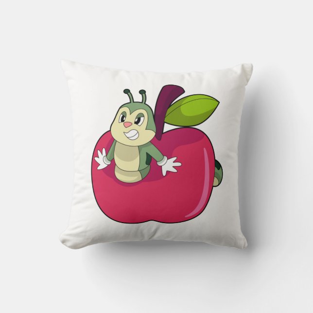 Rups Appel Kussen (Voorkant)
