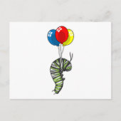 Rups ballon briefkaart (Voorkant)