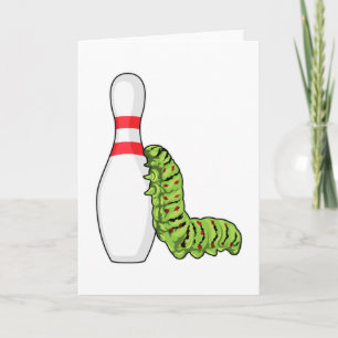 Rups bij Bowling met Kegel Kaart