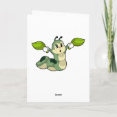 Rups Bladeren Kaart (Achterkant)