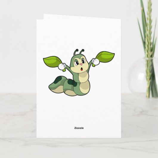 Rups Bladeren Kaart (Achterkant)