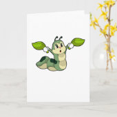 Rups Bladeren Kaart (Gele Bloem)