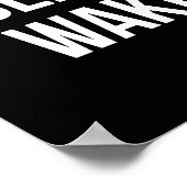 Rups, Eten, Slaap, Mooi - Grappige Nieuwigheid Poster (Hoek)