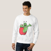 Rups met appel trui (Voorkant volledig)