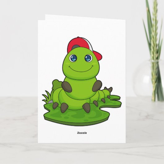 Rups Met Hoed Kaart (Achterkant)