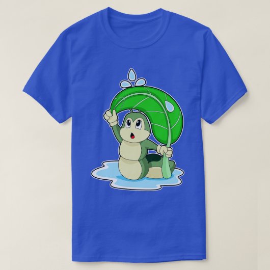 Rups Raining Paraplu 1 T-shirt (Design voorkant)