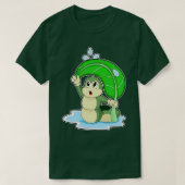 Rups Raining Paraplu 1 T-shirt (Design voorkant)