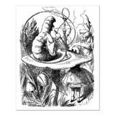 Rups Roken Hookah Alice in Wonderland Rubberstempel (Afrduk)