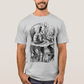 Rups van Alice In Wonderland T-shirt (Voorkant)