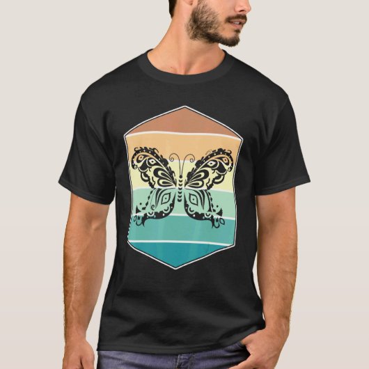 Rups Vlinder Insect Vlinder T-shirt (Voorkant)