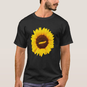 Rups Voor Vrouwen Mannen Vlinder Zonnebloem T-shirt