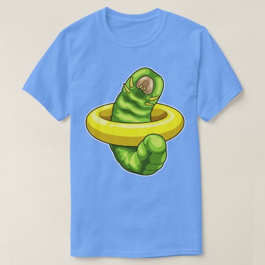 Rups Zwemmen Reddingsboei T-shirt (Design voorkant)